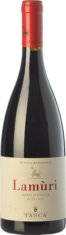 19,95 € Spedizione Gratuita | Vino rosso Tasca d'Almerita Lamùri I.G.T. Terre Siciliane Sicilia Italia Nero d'Avola Bottiglia 75 cl