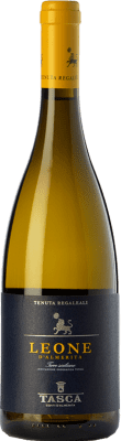 14,95 € Free Shipping | White wine Tasca d'Almerita Leone I.G.T. Terre Siciliane Sicily Italy Gewürztraminer, Pinot White, Sauvignon, Catarratto Bottle 75 cl