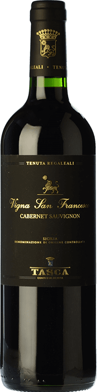 39,95 € Envío gratis | Vino Tinto Tasca Conti d'Almerita I.G.T. Terre Siciliane Sicilia Italia Cabernet Sauvignon Botella 75 cl