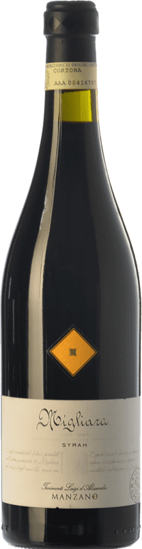 99,95 € Free Shipping | Red Wine Tenimenti d'Alessandro Migliara D.O.C. Cortona Tuscany Italy Syrah — Shiraz Bottle 75 cl