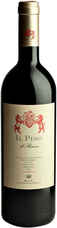 72,95 € Бесплатная доставка | Красное вино Tenuta di Biserno Il Pino I.G.T. Toscana Тоскана Италия Merlot — Мерло, Cabernet Sauvignon — Каберне Совиньон, Cabernet Franc — Каберне Фран, Petit Verdot Бутылка 75 cl