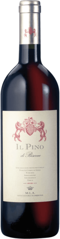 72,95 € Бесплатная доставка | Красное вино Tenuta di Biserno Il Pino I.G.T. Toscana Тоскана Италия Merlot — Мерло, Cabernet Sauvignon — Каберне Совиньон, Cabernet Franc — Каберне Фран, Petit Verdot 75 cl