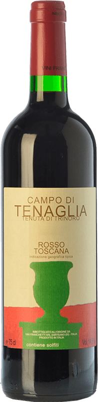 99,95 € Envío gratis | Vino tinto Tenuta di Trinoro Campo di Tenaglia I.G.T. Toscana Toscana Italia Cabernet Franc Botella 75 cl