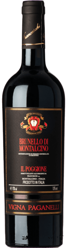 94,95 € Free Shipping | Red wine Il Poggione Riserva Vigna Paganelli Reserva D.O.C.G. Brunello di Montalcino Tuscany Italy Sangiovese Bottle 75 cl