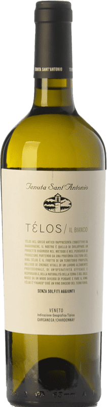 19,95 € Envío gratis | Vino Blanco Tenuta Sant'Antonio Télos I.G.T. Veneto Veneto Italia Chardonnay, Garganega Botella 75 cl
