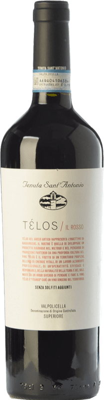 17,95 € Free Shipping | Red wine Tenuta Sant'Antonio Télos Rosso I.G.T. Veneto Veneto Italy Corvina, Rondinella, Oseleta, Croatina Bottle 75 cl