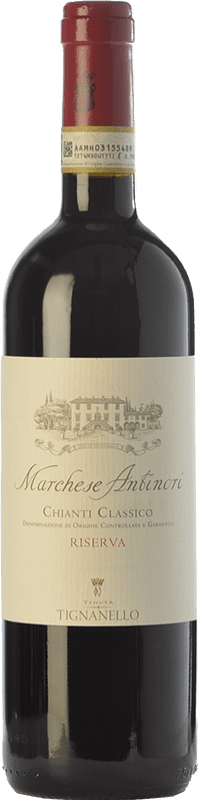 59,95 € 送料無料 | 赤ワイン Antinori Tignanello Marchesi Antinori 予約 D.O.C.G. Chianti トスカーナ イタリア Cabernet Sauvignon, Sangiovese ボトル 75 cl