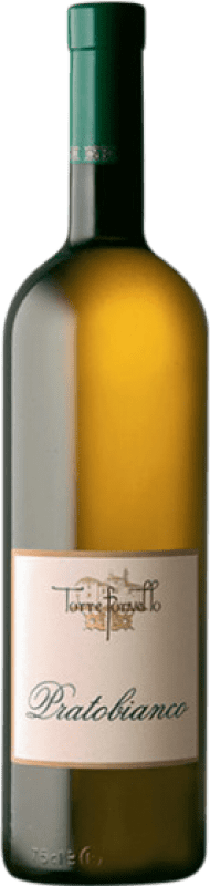 12,95 € Бесплатная доставка | Белое вино Torre Fornello Pratobianco I.G.T. Emilia Romagna Эмилия-Романья Италия Malvasia — Мальвасия, Chardonnay — Шардоне, Sauvignon — Совиньон Eco — Эко Био Органический Бутылка 75 cl
