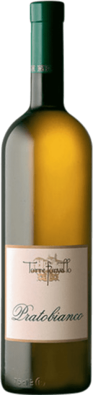 12,95 € Envio grátis | Vinho branco Torre Fornello Pratobianco I.G.T. Emilia Romagna Emília-Romanha Itália Chardonnay, Sauvignon Branca, Malvasia di Candia Aromatica Garrafa 75 cl