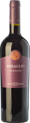 14,95 € 免费送货 | 红酒 Tenute Rubino Miraglio I.G.T. Salento 坎帕尼亚 意大利 Negroamaro 瓶子 75 cl