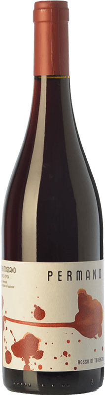 29,95 € Envio grátis | Vinho tinto Terenzuola Rosso Toscano Permano I.G.T. Toscana Tuscany Itália Canaiolo Preto Garrafa 75 cl