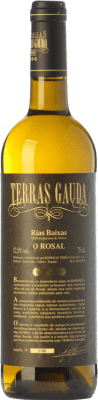 68,95 € Envío gratis | Vino blanco Terras Gauda Etiqueta Negra D.O. Rías Baixas Galicia España Loureiro, Albariño, Caíño Blanco Botella Magnum 1,5 L