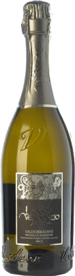 14,95 € Spedizione Gratuita | Spumante Bianco San Venanzio Brut D.O.C.G. Prosecco di Conegliano-Valdobbiadene Treviso Italia Glera Bottiglia 75 cl