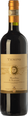12,95 € Spedizione Gratuita | Vino rosso Terre di Talamo Tempo D.O.C.G. Morellino di Scansano Toscana Italia Sangiovese Bottiglia 75 cl