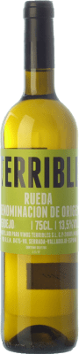 11,95 € Envio grátis | Vinho Branco Terrible D.O. Rueda Castela e Leão Espanha Verdejo 75 cl