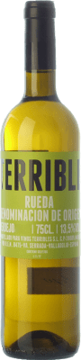 10,95 € Envio grátis | Vinho branco Terrible D.O. Rueda Castela e Leão Espanha Verdejo Garrafa 75 cl