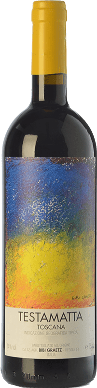 132,95 € Бесплатная доставка | Красное вино Bibi Graetz I.G.T. Toscana Тоскана Италия Sangiovese бутылка 75 cl