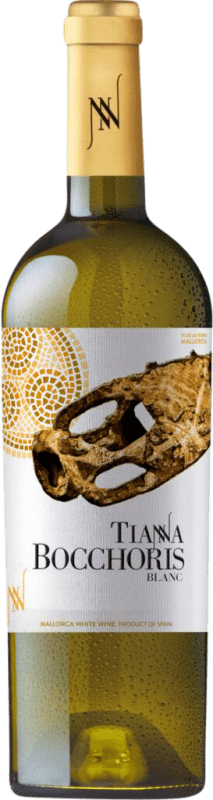 22,95 € Envio grátis | Vinho branco Tianna Negre Bocchoris Blanc Crianza I.G.P. Vi de la Terra de Mallorca Ilhas Baleares Espanha Sauvignon Branca, Premsal, Giró Ros Garrafa 75 cl