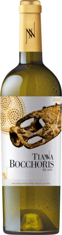 19,95 € Spedizione Gratuita | Vino Bianco Tianna Negre Bocchoris Crianza — Invecchiato in Botte I.G.P. Vi de la Terra de Mallorca Isole Baleari Spagna Sauvignon, Premsal, Giró Bottiglia 75 cl