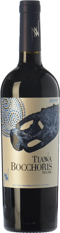 16,95 € Free Shipping | Red wine Tianna Negre Bocchoris Negre Joven D.O. Binissalem Balearic Islands Spain Merlot, Syrah, Cabernet Sauvignon, Callet, Mantonegro Bottle 75 cl