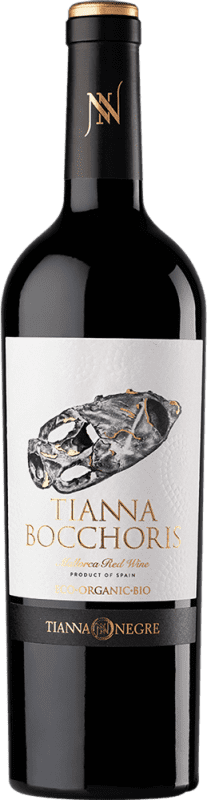 21,95 € Free Shipping | Red wine Tianna Negre Bocchoris Negre Young D.O. Binissalem Balearic Islands Spain Merlot, Syrah, Cabernet Sauvignon, Callet, Mantonegro Bottle 75 cl