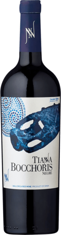 21,95 € Kostenloser Versand | Rotwein Tianna Negre Bocchoris Jung D.O. Binissalem Balearen Spanien Merlot, Syrah, Cabernet Sauvignon, Callet, Mantonegro 75 cl