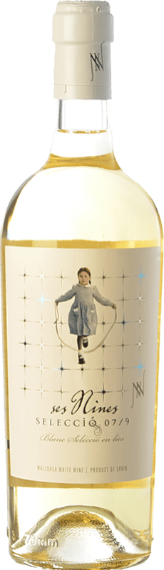17,95 € Free Shipping | White wine Tianna Negre Ses Nines Blanc Selecció 07/9 Crianza D.O. Binissalem Balearic Islands Spain Chardonnay, Muscatel Small Grain, Premsal Bottle 75 cl
