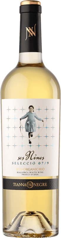 19,95 € Envoi gratuit | Vin blanc Tianna Negre Ses Nines Blanc Selecció 07/9 Crianza D.O. Binissalem Îles Baléares Espagne Chardonnay, Muscat Petit Grain, Premsal Bouteille 75 cl