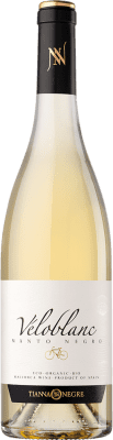 19,95 € Free Shipping | White wine Tianna Negre Ses Nines Vélo Blanc Ecològic D.O. Binissalem Balearic Islands Spain Mantonegro, Premsal Bottle 75 cl