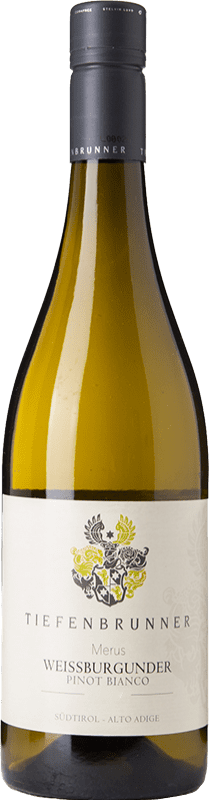 14,95 € 免费送货 | 白酒 Tiefenbrunner Pinot Bianco D.O.C. Alto Adige 特伦蒂诺 - 上阿迪杰 意大利 Pinot White 瓶子 75 cl