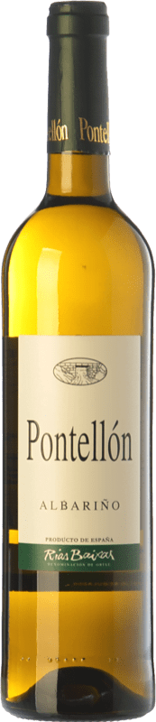 8,95 € Envio grátis | Vinho branco Tollodouro Pontellón D.O. Rías Baixas Galiza Espanha Albariño Garrafa Magnum 1,5 L
