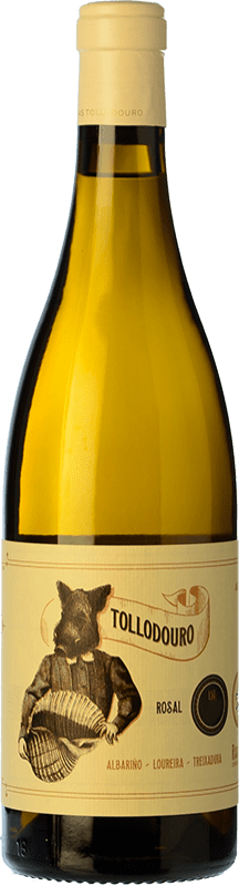 12,95 € Spedizione Gratuita | Vino Bianco Tollodouro D.O. Rías Baixas Galizia Spagna Albariño 75 cl