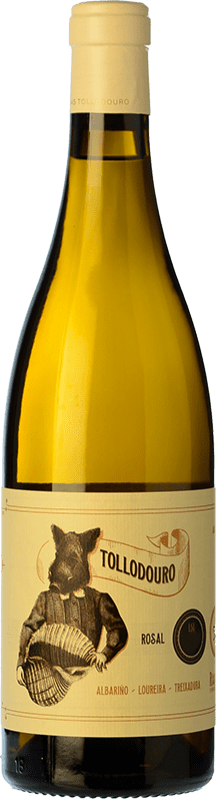 98,95 € Envío gratis | Vino blanco Tollodouro D.O. Rías Baixas Galicia España Albariño Botella 75 cl