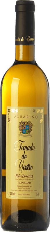 11,95 € Envío gratis | Vino blanco Tomada do Castro D.O. Rías Baixas Galicia España Albariño Botella 75 cl