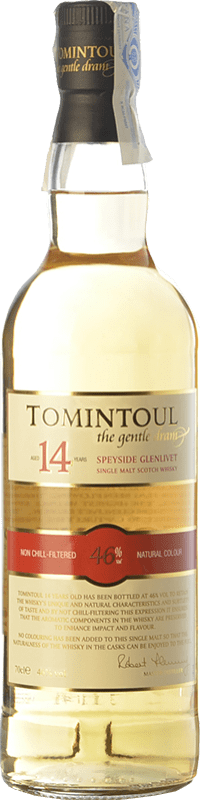 76,95 € Free Shipping | Single Malt Whisky Tomintoul Speyside United Kingdom 14 Years Bottle 70 cl