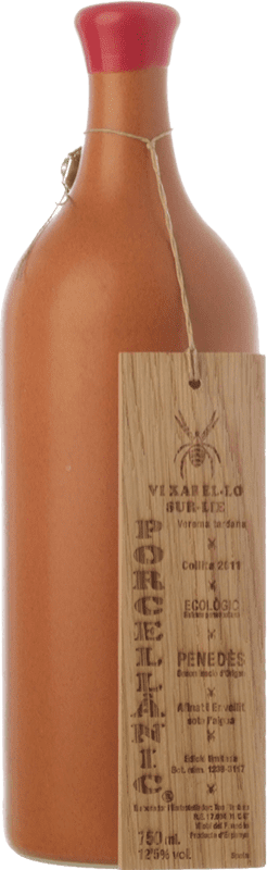 91,95 € Free Shipping | White Wine Ton Rimbau Porcellànic Vi Sur-lie Aged D.O. Penedès Catalonia Spain Xarel·lo Eco Organic Bottle 75 cl