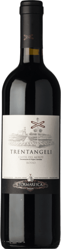 15,95 € Free Shipping | Red wine Tormaresca Rosso Trentangeli D.O.C. Castel del Monte Puglia Italy Syrah, Cabernet Sauvignon, Aglianico Bottle 75 cl