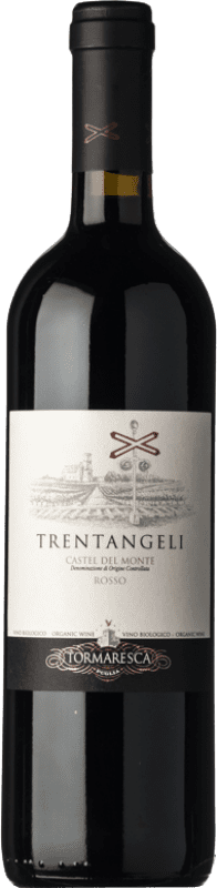 19,95 € Envío gratis | Vino Tinto Tormaresca Trentangeli D.O.C. Castel del Monte Puglia Italia Syrah, Cabernet Sauvignon, Aglianico Eco — Ecológico Botella 75 cl