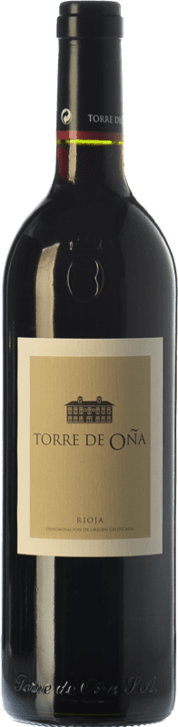9,95 € 免费送货 | 红酒 Torre de Oña 预订 D.O.Ca. Rioja 拉里奥哈 西班牙 Tempranillo, Mazuelo 瓶子 75 cl