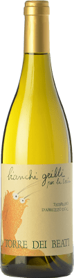 17,95 € Envío gratis | Vino Blanco Torre dei Beati Bianchi Grilli D.O.C. Trebbiano d'Abruzzo Abruzzo Italia Trebbiano Eco — Ecológico Botella 75 cl