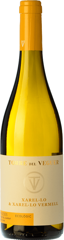 9,95 € Envio grátis | Vinho branco Torre del Veguer X & XV D.O. Penedès Catalunha Espanha Xarel·lo, Xarel·lo Vermell Garrafa 75 cl