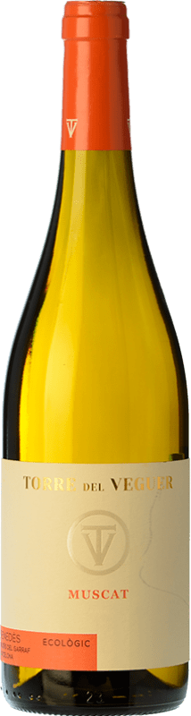 7,95 € Envio grátis | Vinho branco Torre del Veguer Muscat D.O. Penedès Catalunha Espanha Mascate Grão Pequeno, Malvasía de Sitges Garrafa 75 cl