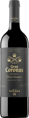 17,95 € Free Shipping | Red wine Torres Gran Coronas Reserve D.O. Penedès Catalonia Spain Tempranillo, Cabernet Sauvignon Bottle 75 cl