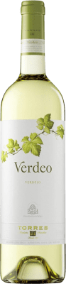 8,95 € 送料無料 | 白ワイン Torres Verdeo 若い D.O. Rueda カスティーリャ・イ・レオン スペイン Verdejo ボトル 75 cl