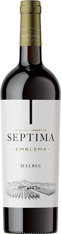 14,95 € Бесплатная доставка | Красное вино Séptima I.G. Mendoza Мендоса Аргентина Malbec — Мальбек 75 cl