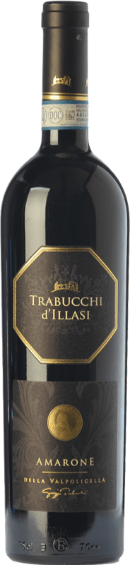 52,95 € Free Shipping | Red wine Trabucchi D.O.C.G. Amarone della Valpolicella Veneto Italy Corvina, Rondinella, Corvinone, Oseleta, Croatina Bottle 75 cl