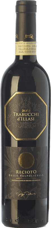 48,95 € 送料無料 | 甘口ワイン Trabucchi D.O.C.G. Recioto della Valpolicella ベネト イタリア Corvina, Rondinella, Corvinone, Oseleta Eco エコ ビオ オーガニック ボトル Medium 50 cl