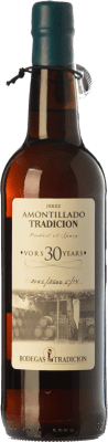 98,95 € Kostenloser Versand | Verstärkter Wein Tradición Amontillado V.O.R.S. Very Old Rare Sherry D.O. Manzanilla-Sanlúcar de Barrameda Andalusien Spanien Palomino Fino 30 Jahre Flasche 75 cl