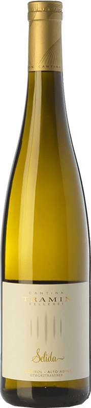22,95 € Envio grátis | Vinho branco Tramin Selida D.O.C. Alto Adige Trentino-Alto Adige Itália Gewürztraminer Garrafa 75 cl
