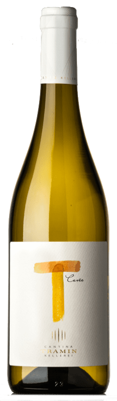 14,95 € Kostenloser Versand | Weißwein Tramin T Bianco I.G.T. Vigneti delle Dolomiti Trentino Italien Chardonnay, Riesling, Weißburgunder, Sauvignon Flasche 75 cl